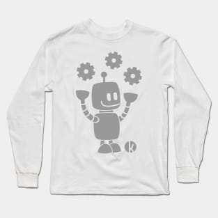 Juggling Robot Long Sleeve T-Shirt